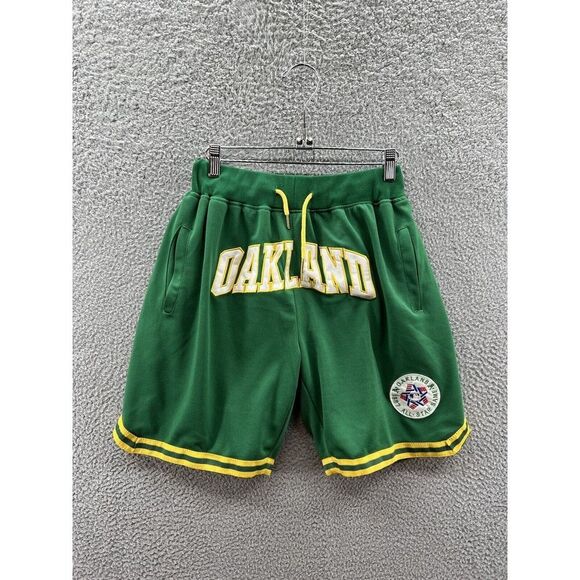 Just Don x MLB Oakland Athletics Mitchell & Ness Green Shorts Men’s Size Small